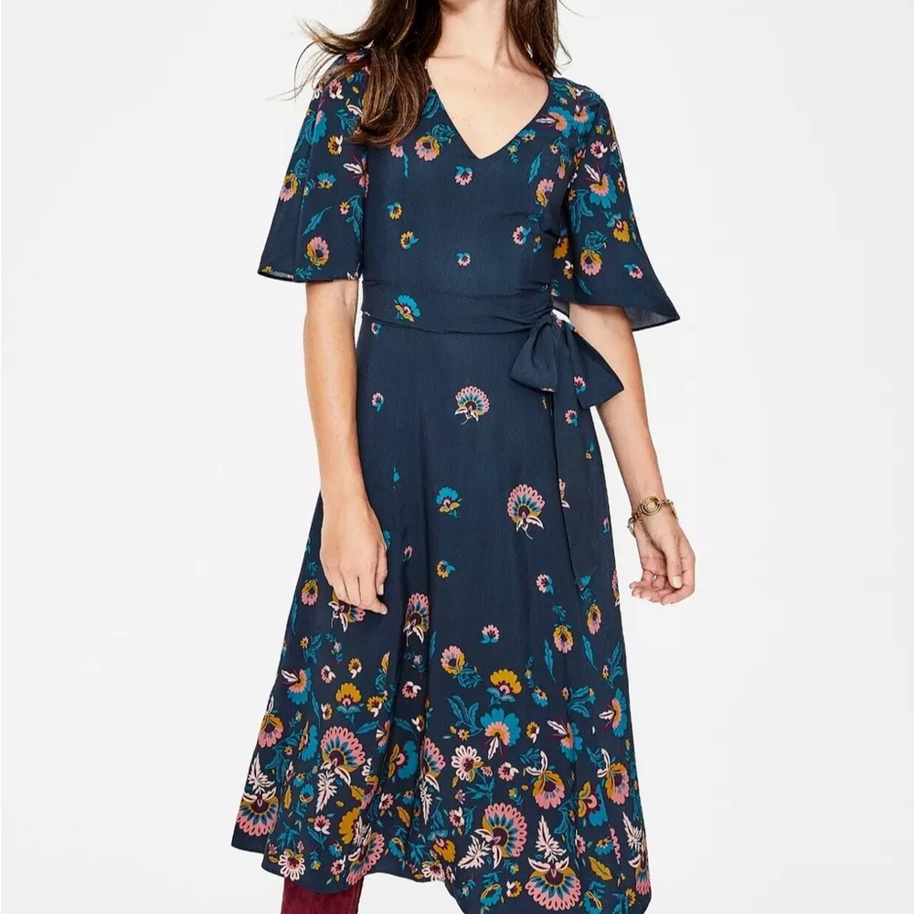 Floral Navy Dress